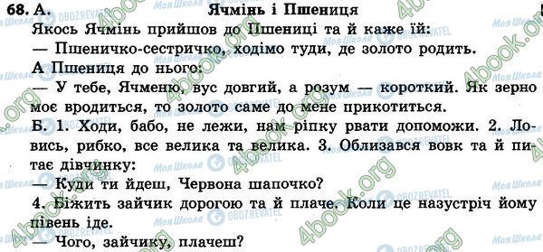 ГДЗ Українська мова 4 клас сторінка 68